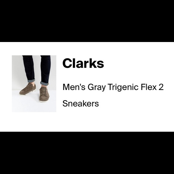 Clarks Gray Trigenic Flex 2 - Picture 2 of 11